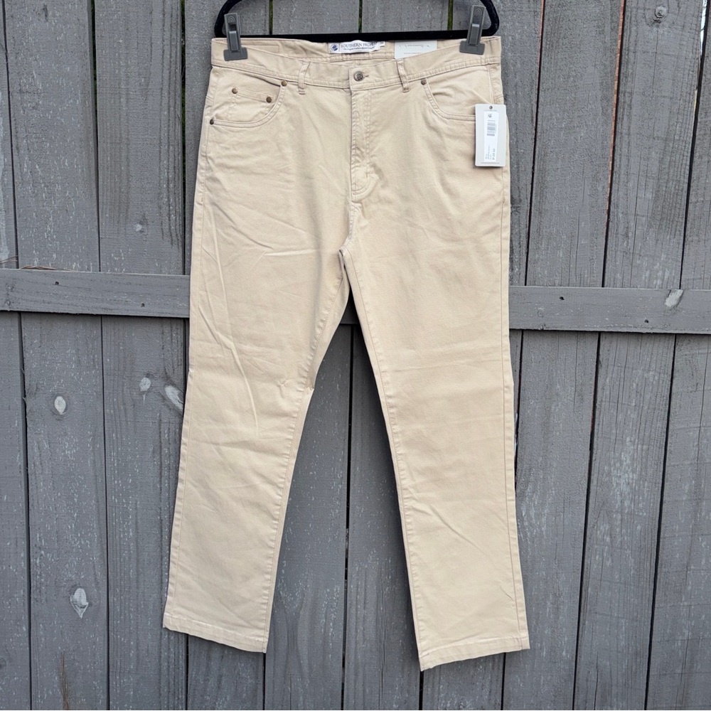 Southern Proper Men's 36x30 khaki pants NWT